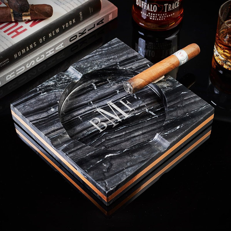 Marble cigar top ashtray